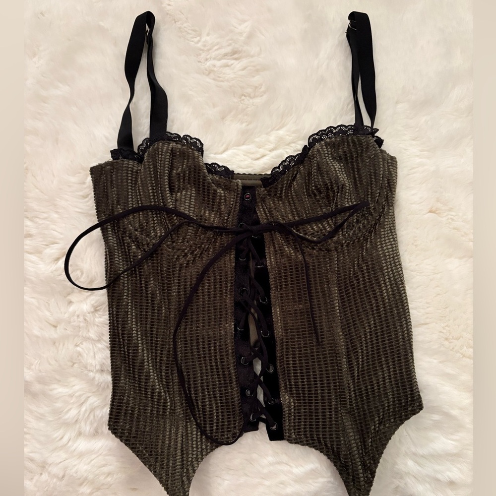 edikted corset adjustable going out top